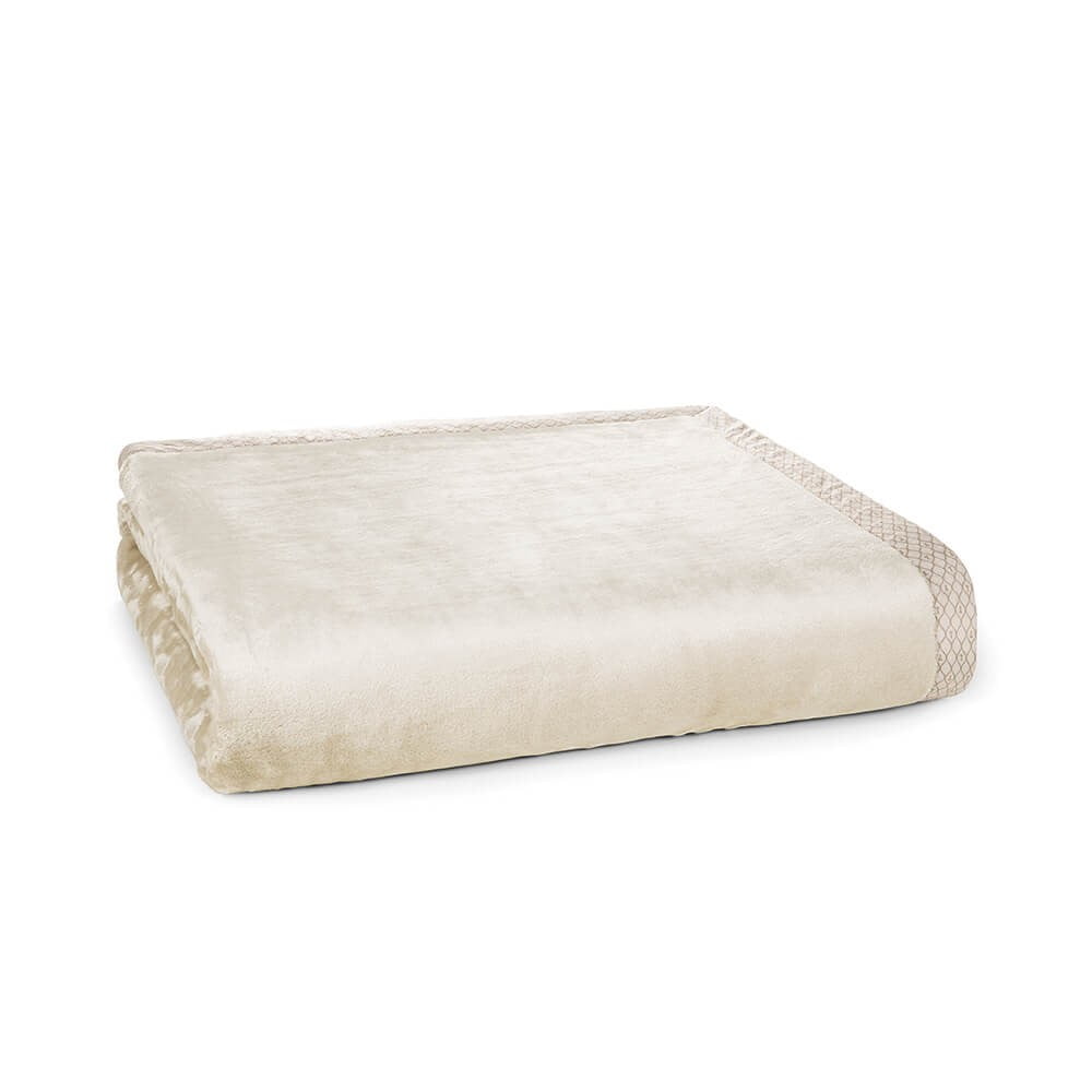 Cobertor Queen Trussardi 100% Microfibra Aveludado Piemontesi Moonbean